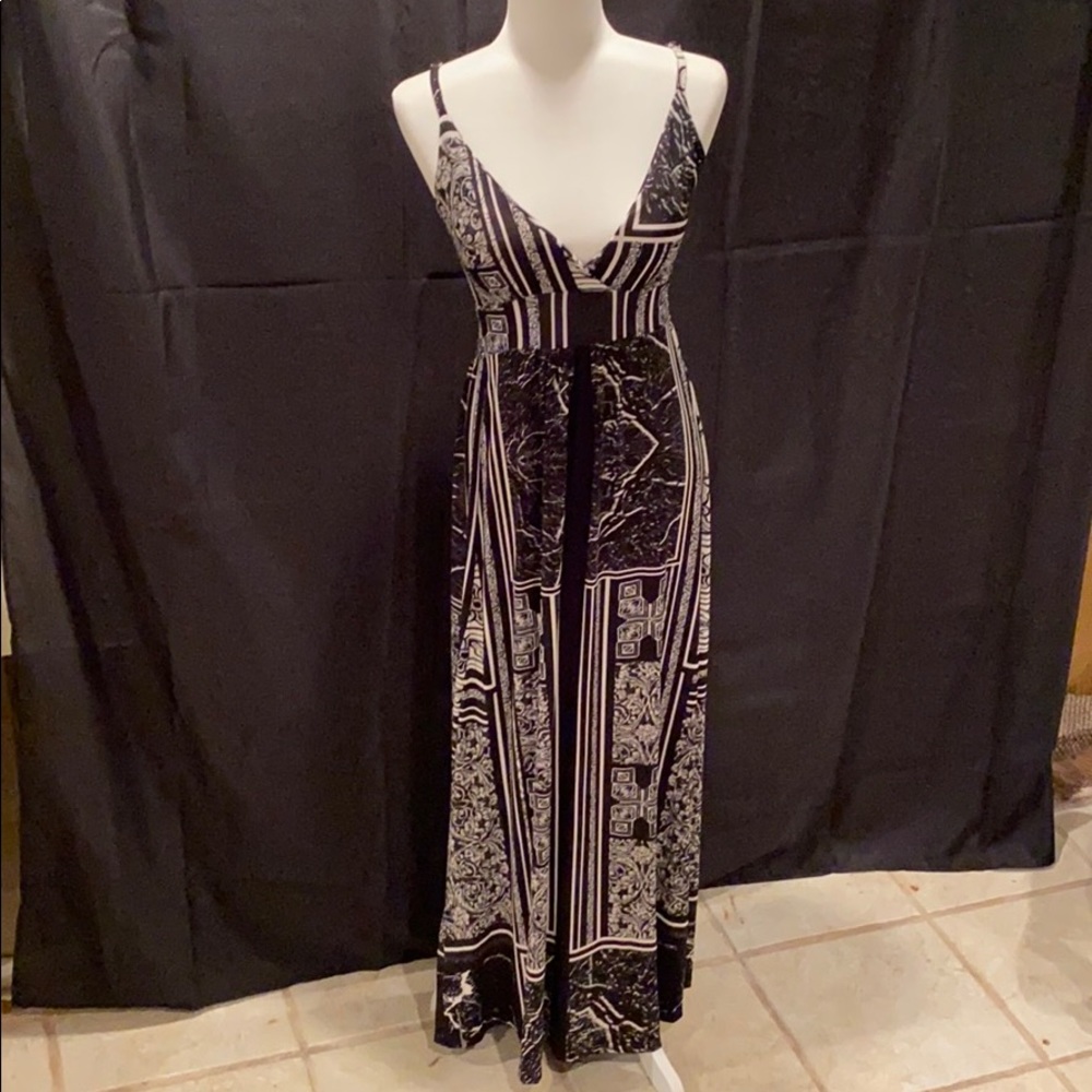 Black & White maxi dress